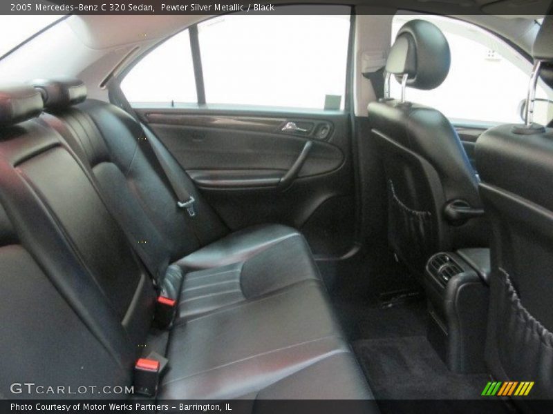 Pewter Silver Metallic / Black 2005 Mercedes-Benz C 320 Sedan