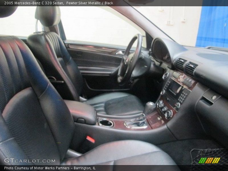 Pewter Silver Metallic / Black 2005 Mercedes-Benz C 320 Sedan
