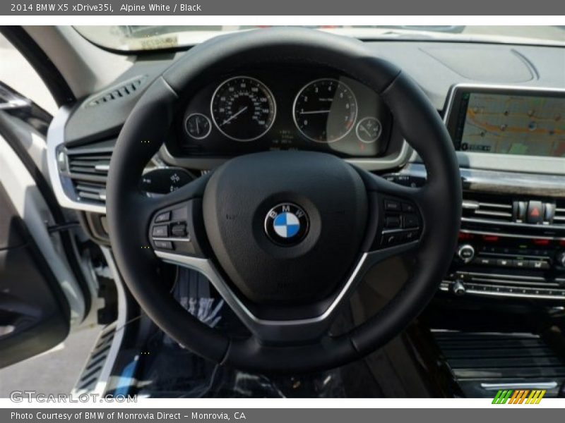 Alpine White / Black 2014 BMW X5 xDrive35i