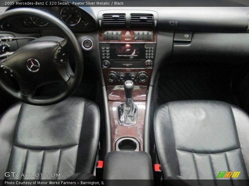 Pewter Silver Metallic / Black 2005 Mercedes-Benz C 320 Sedan