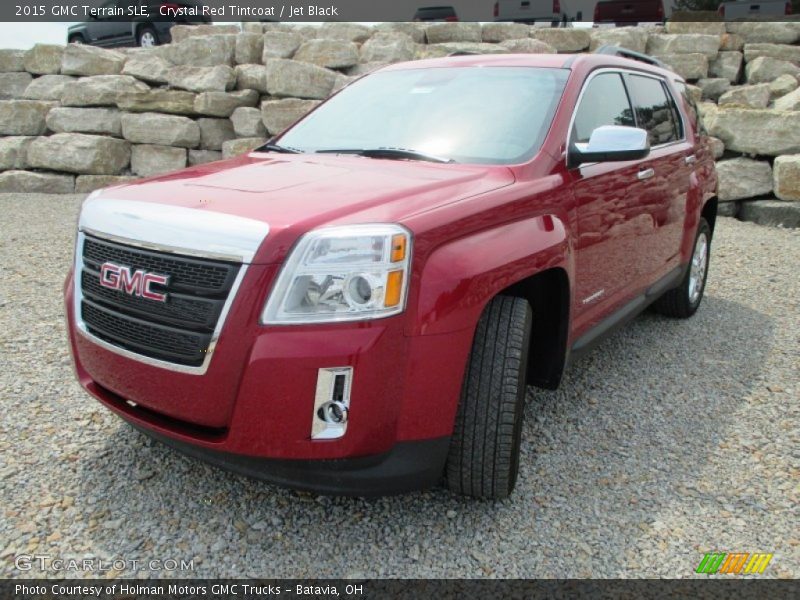 Crystal Red Tintcoat / Jet Black 2015 GMC Terrain SLE