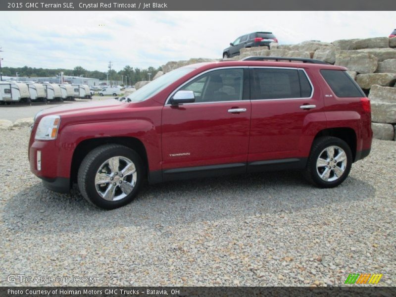Crystal Red Tintcoat / Jet Black 2015 GMC Terrain SLE