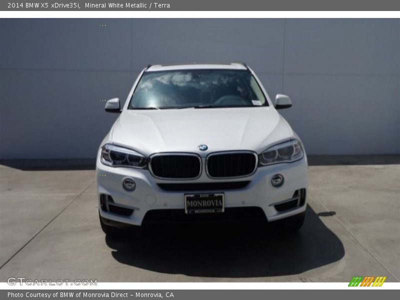 Mineral White Metallic / Terra 2014 BMW X5 xDrive35i