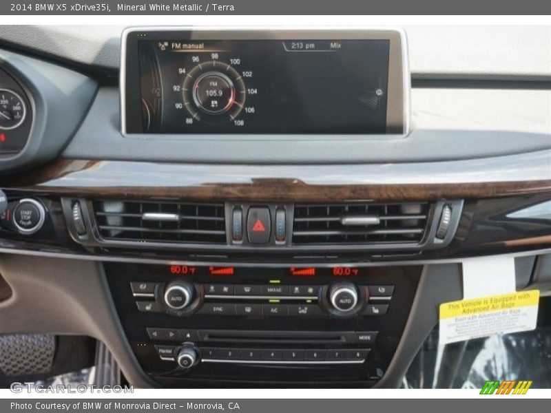 Mineral White Metallic / Terra 2014 BMW X5 xDrive35i