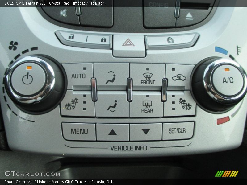 Crystal Red Tintcoat / Jet Black 2015 GMC Terrain SLE
