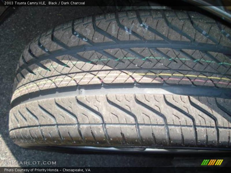 Black / Dark Charcoal 2003 Toyota Camry XLE