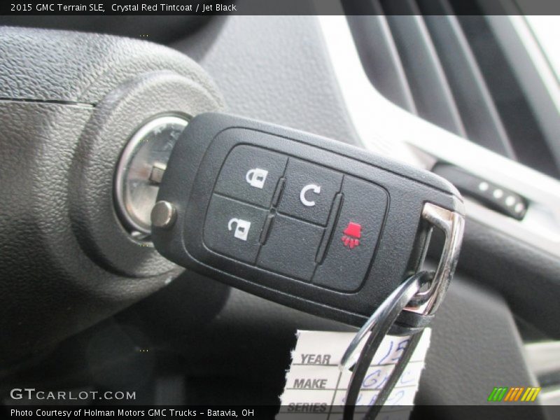 Crystal Red Tintcoat / Jet Black 2015 GMC Terrain SLE