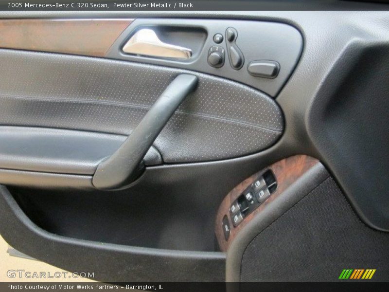 Pewter Silver Metallic / Black 2005 Mercedes-Benz C 320 Sedan