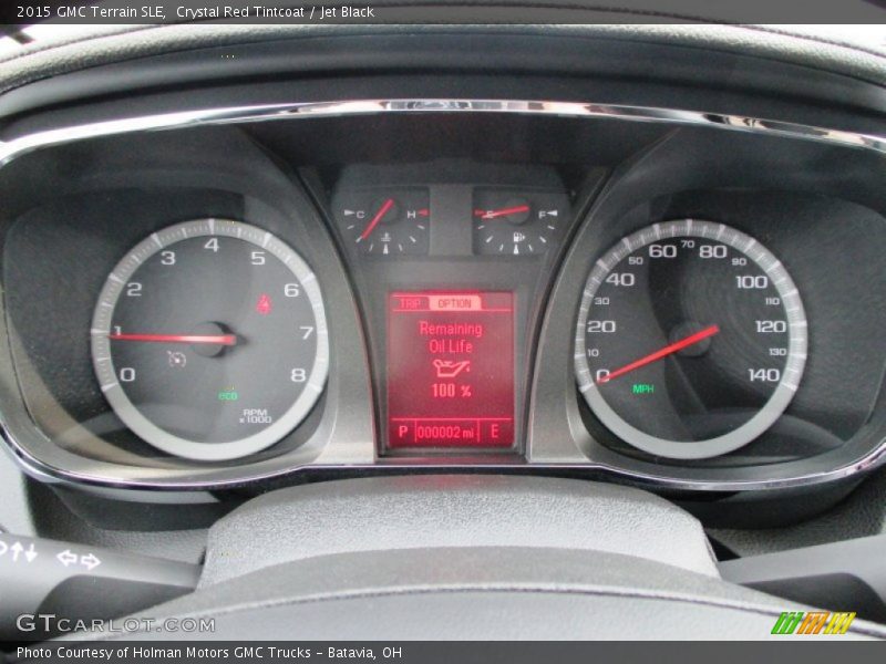 Crystal Red Tintcoat / Jet Black 2015 GMC Terrain SLE