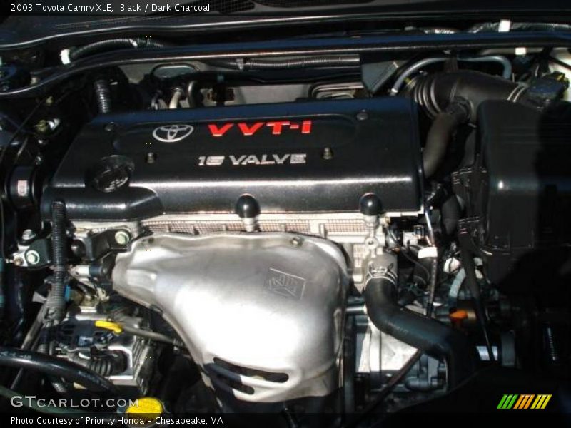 Black / Dark Charcoal 2003 Toyota Camry XLE