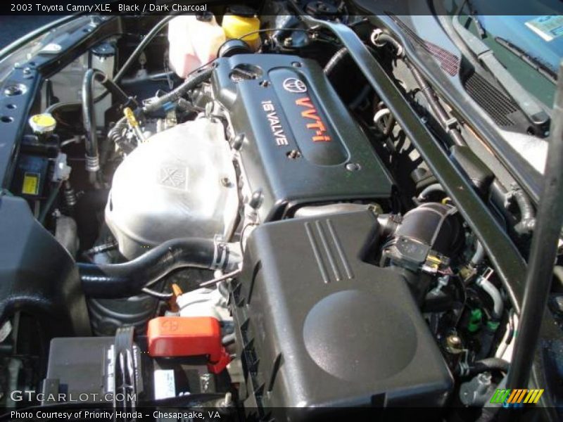 Black / Dark Charcoal 2003 Toyota Camry XLE
