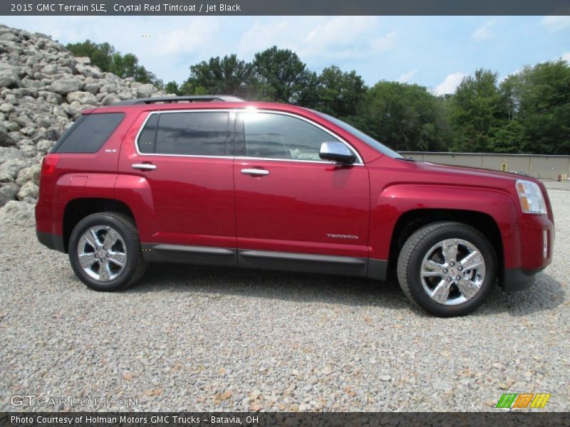 Crystal Red Tintcoat / Jet Black 2015 GMC Terrain SLE