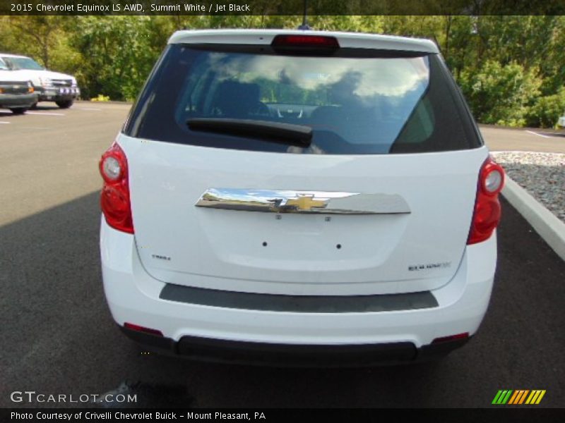 Summit White / Jet Black 2015 Chevrolet Equinox LS AWD