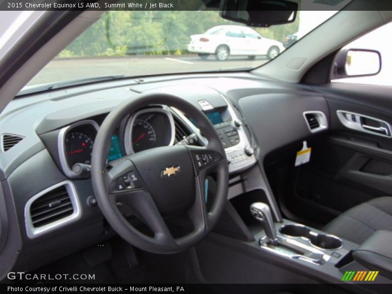 Summit White / Jet Black 2015 Chevrolet Equinox LS AWD