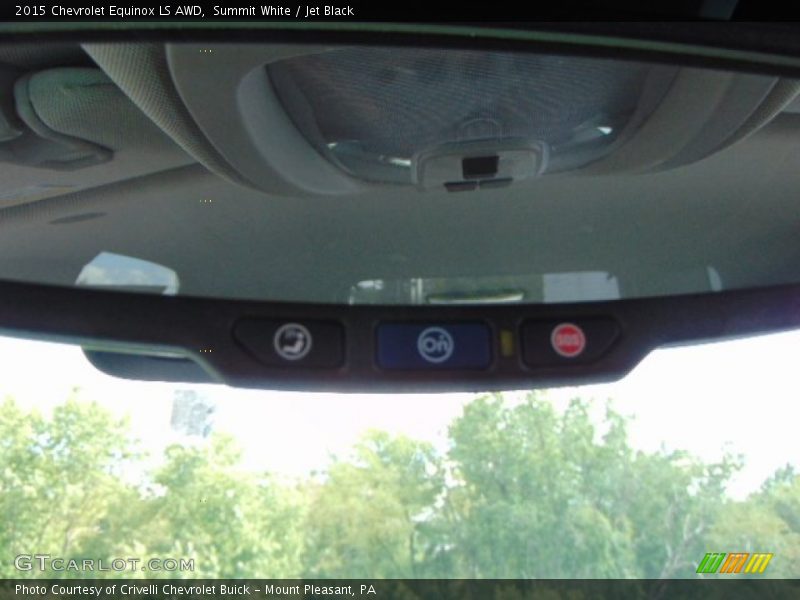 Summit White / Jet Black 2015 Chevrolet Equinox LS AWD