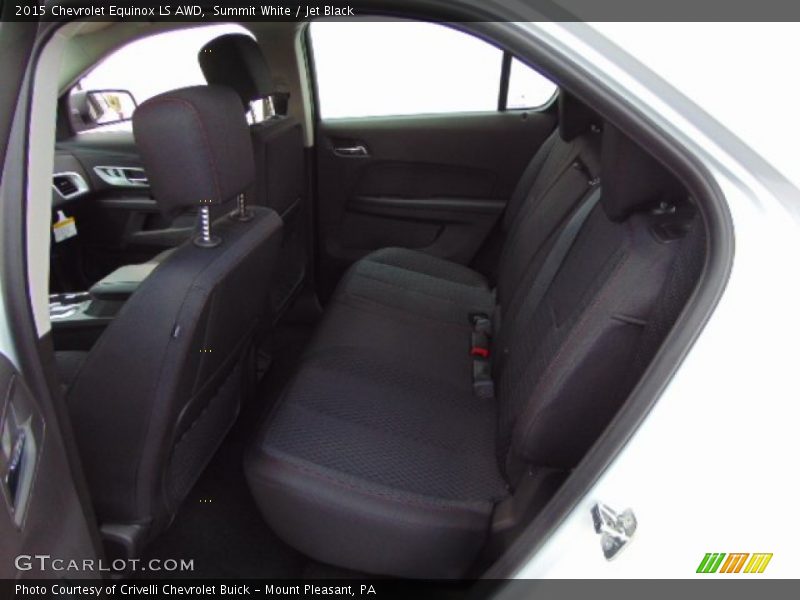Summit White / Jet Black 2015 Chevrolet Equinox LS AWD