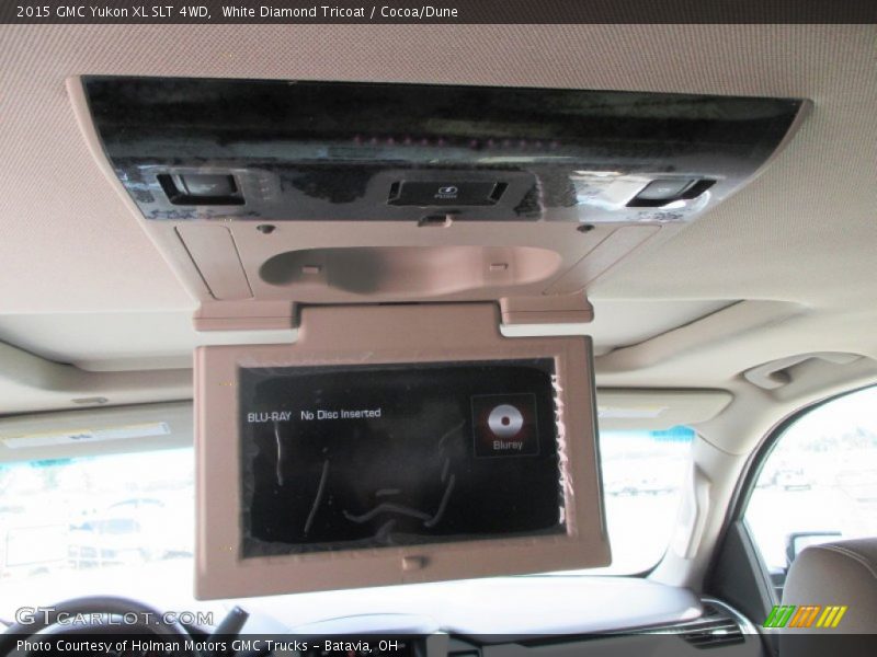White Diamond Tricoat / Cocoa/Dune 2015 GMC Yukon XL SLT 4WD