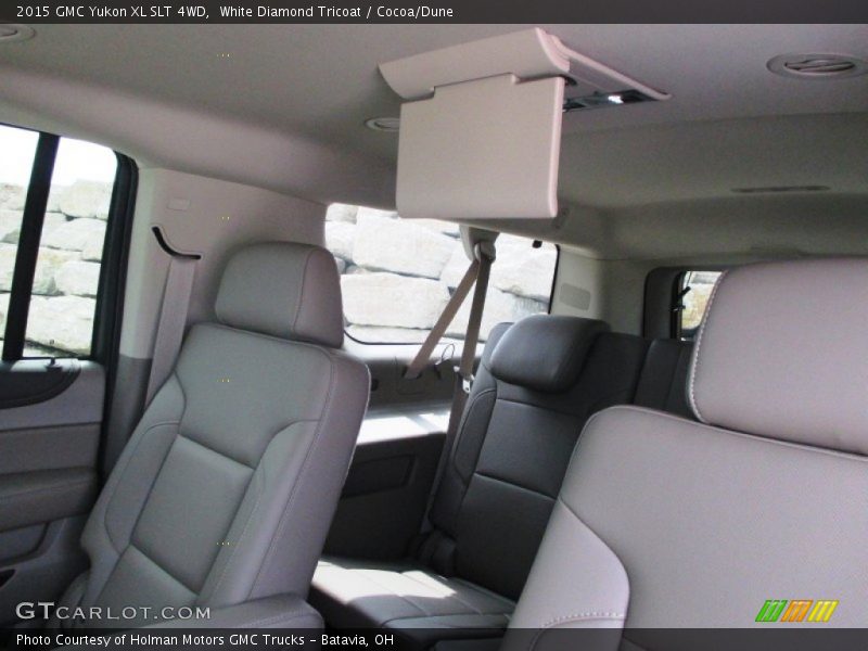 White Diamond Tricoat / Cocoa/Dune 2015 GMC Yukon XL SLT 4WD