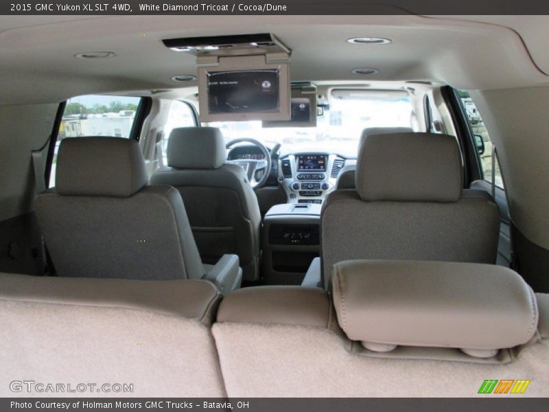 White Diamond Tricoat / Cocoa/Dune 2015 GMC Yukon XL SLT 4WD