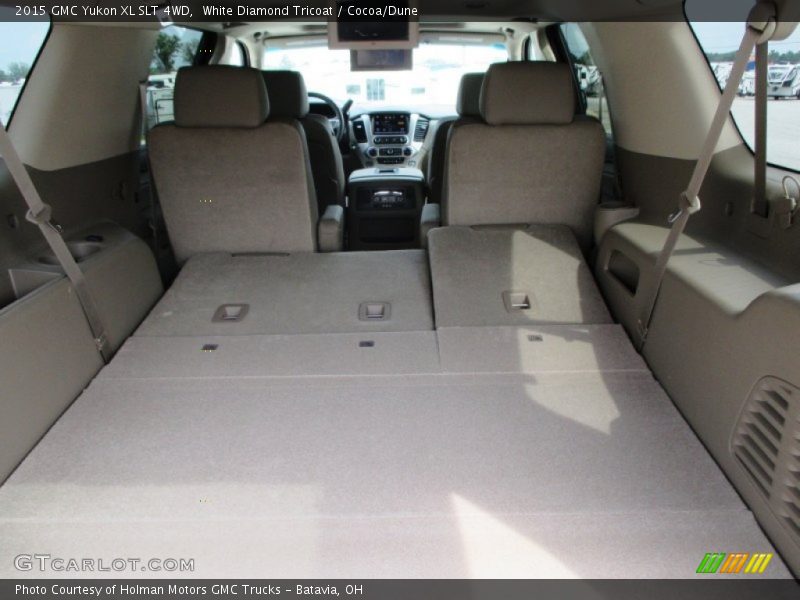 White Diamond Tricoat / Cocoa/Dune 2015 GMC Yukon XL SLT 4WD