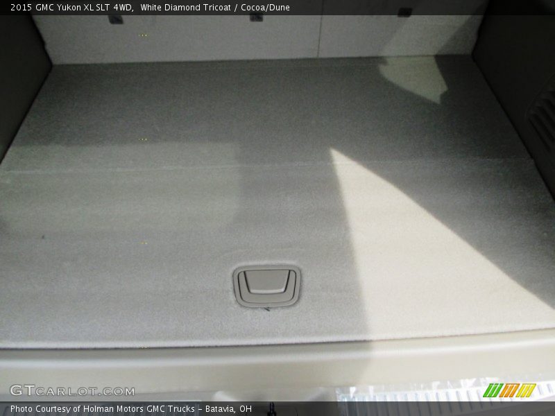 White Diamond Tricoat / Cocoa/Dune 2015 GMC Yukon XL SLT 4WD