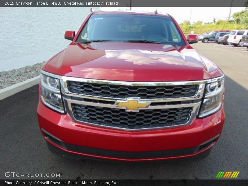 Crystal Red Tintcoat / Jet Black 2015 Chevrolet Tahoe LT 4WD