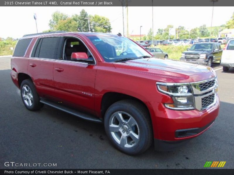 Crystal Red Tintcoat / Jet Black 2015 Chevrolet Tahoe LT 4WD