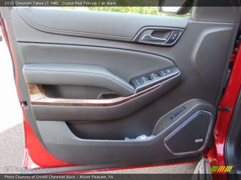 Crystal Red Tintcoat / Jet Black 2015 Chevrolet Tahoe LT 4WD