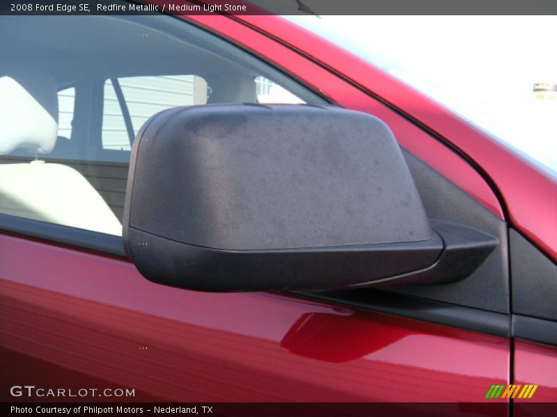 Redfire Metallic / Medium Light Stone 2008 Ford Edge SE
