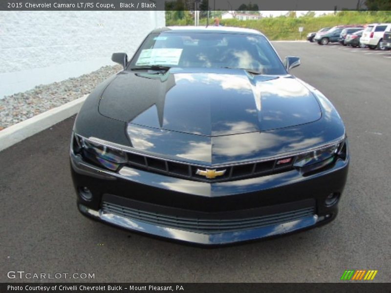 Black / Black 2015 Chevrolet Camaro LT/RS Coupe