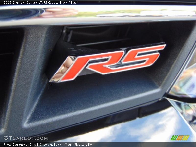 Black / Black 2015 Chevrolet Camaro LT/RS Coupe
