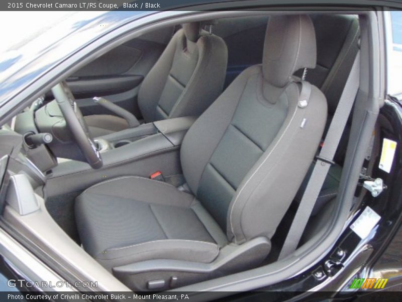 Front Seat of 2015 Camaro LT/RS Coupe