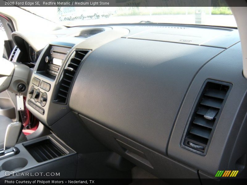 Redfire Metallic / Medium Light Stone 2008 Ford Edge SE