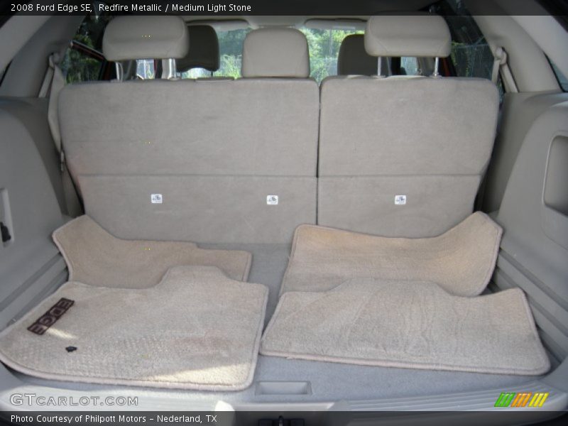 Redfire Metallic / Medium Light Stone 2008 Ford Edge SE