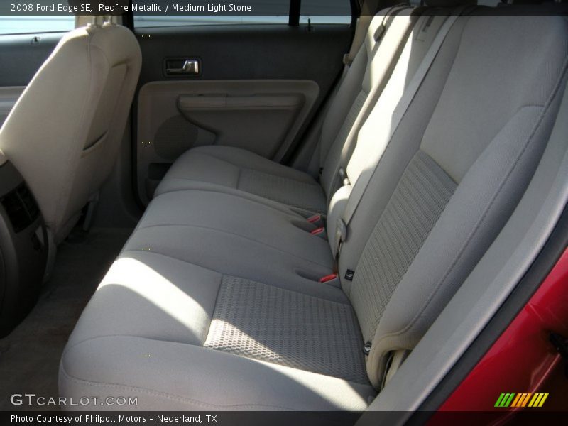 Redfire Metallic / Medium Light Stone 2008 Ford Edge SE