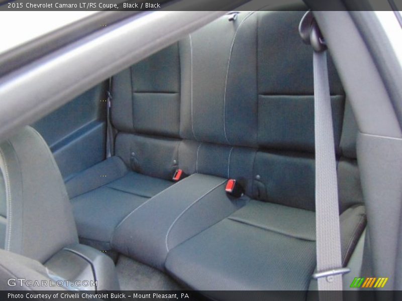 Rear Seat of 2015 Camaro LT/RS Coupe