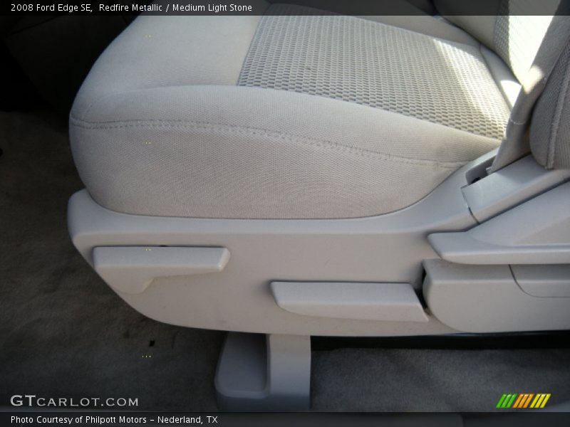 Redfire Metallic / Medium Light Stone 2008 Ford Edge SE