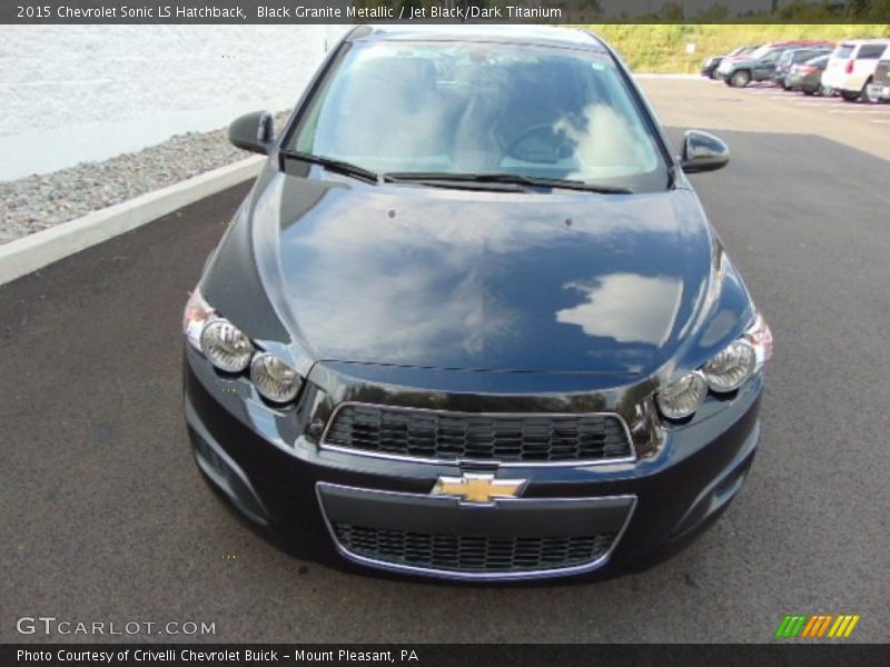 Black Granite Metallic / Jet Black/Dark Titanium 2015 Chevrolet Sonic LS Hatchback