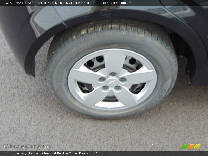 Black Granite Metallic / Jet Black/Dark Titanium 2015 Chevrolet Sonic LS Hatchback