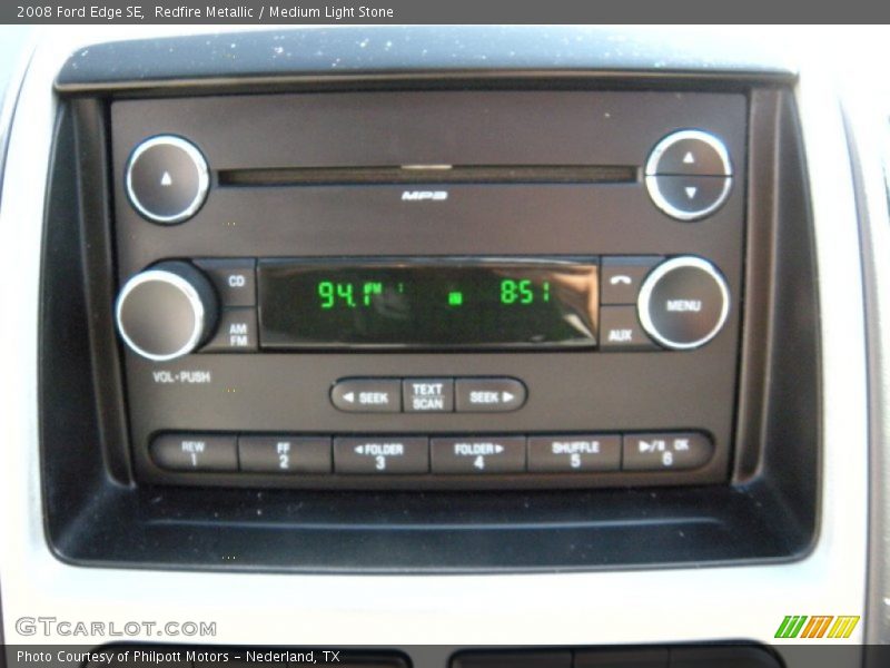 Redfire Metallic / Medium Light Stone 2008 Ford Edge SE