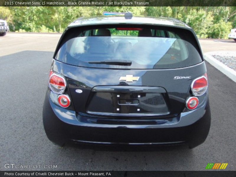 Black Granite Metallic / Jet Black/Dark Titanium 2015 Chevrolet Sonic LS Hatchback