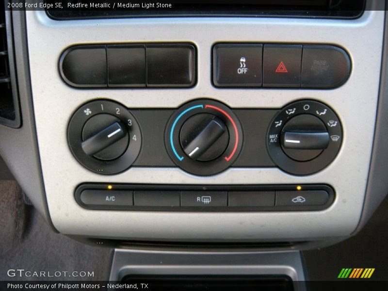Redfire Metallic / Medium Light Stone 2008 Ford Edge SE