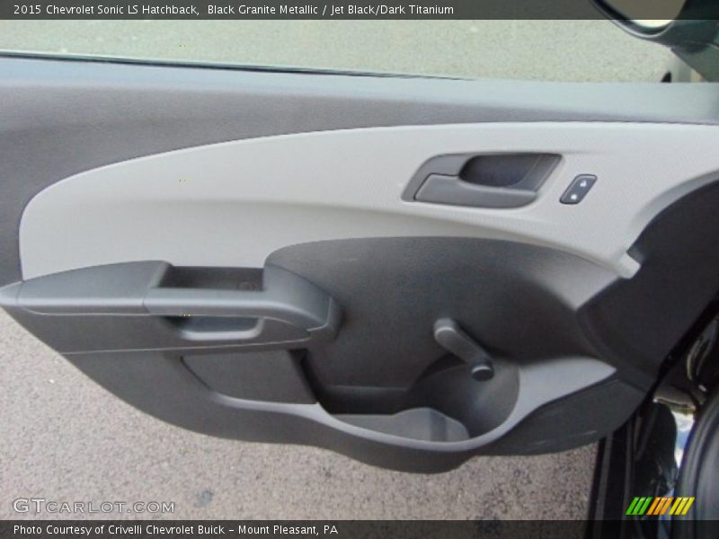 Black Granite Metallic / Jet Black/Dark Titanium 2015 Chevrolet Sonic LS Hatchback