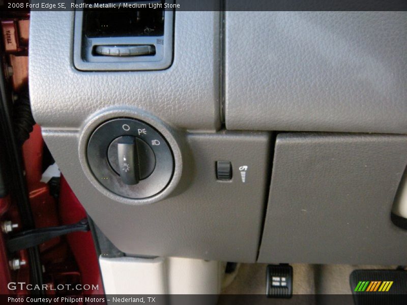 Redfire Metallic / Medium Light Stone 2008 Ford Edge SE