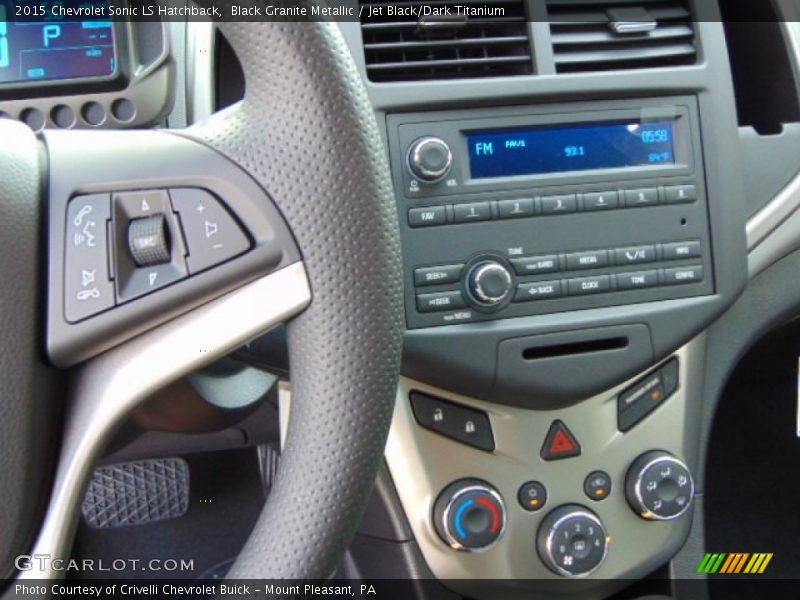 Black Granite Metallic / Jet Black/Dark Titanium 2015 Chevrolet Sonic LS Hatchback