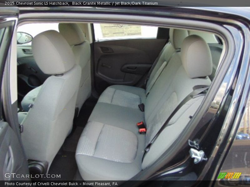Rear Seat of 2015 Sonic LS Hatchback