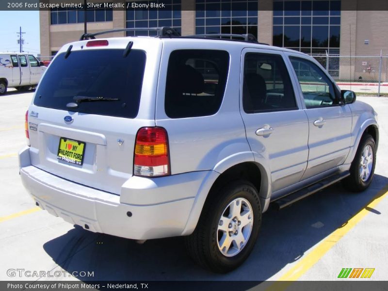 Silver Metallic / Ebony Black 2006 Ford Escape Limited
