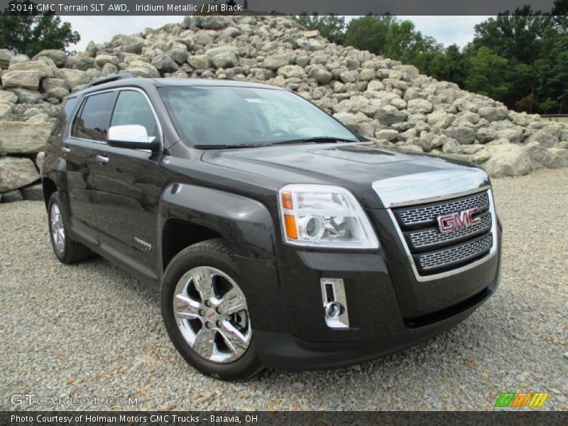 Iridium Metallic / Jet Black 2014 GMC Terrain SLT AWD