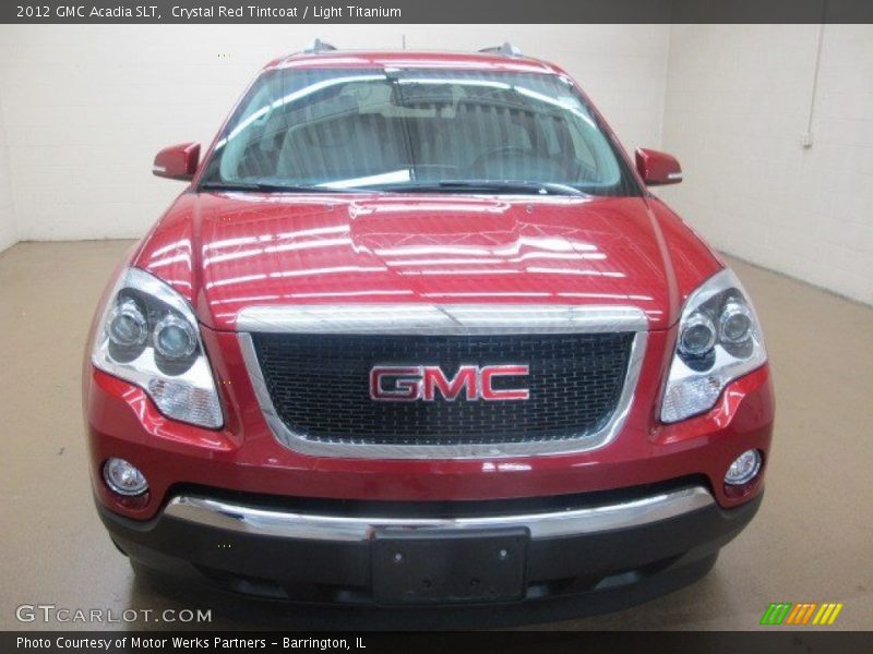 Crystal Red Tintcoat / Light Titanium 2012 GMC Acadia SLT