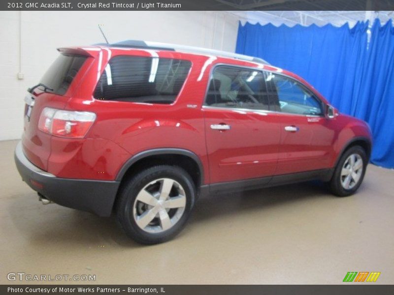 Crystal Red Tintcoat / Light Titanium 2012 GMC Acadia SLT